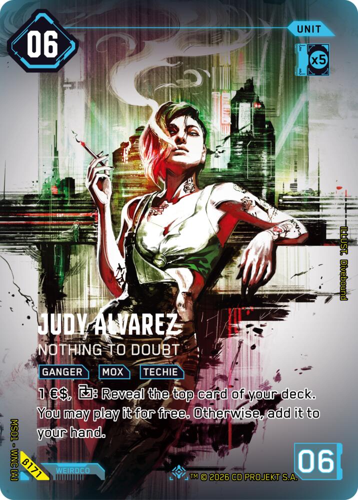 Judy Alvarez - Nothing to Doubt (ISecret), Welcome to Night City - Beta B171