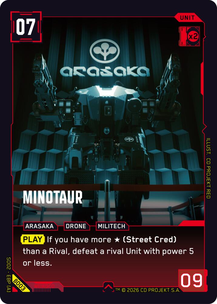 Minotaur, Embracing Power - Beta Starter Deck B003