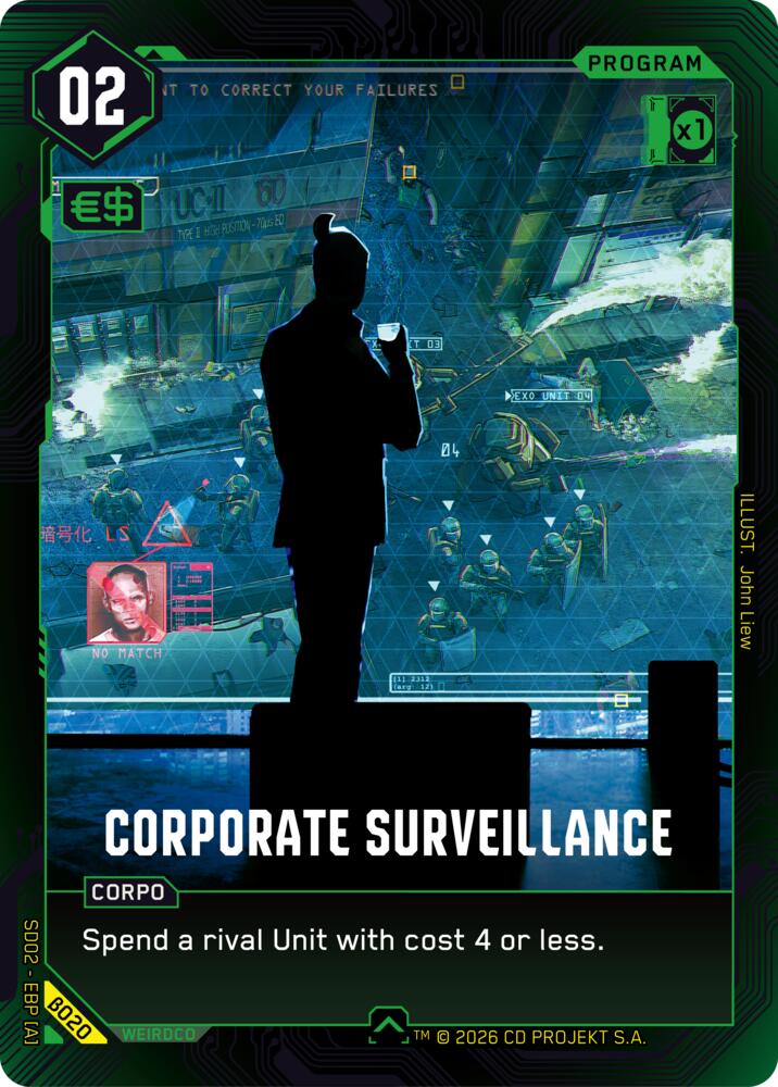 Corporate Surveillance, Embracing Power - Beta Starter Deck B020