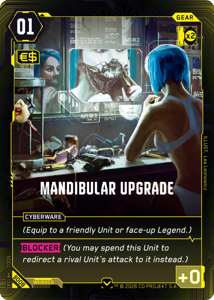 Mandibular Upgrade, The Heist - Beta Starter Deck B008