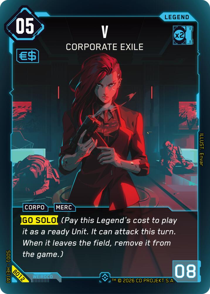 V - Corporate Exile, The Heist - Beta Starter Deck B012