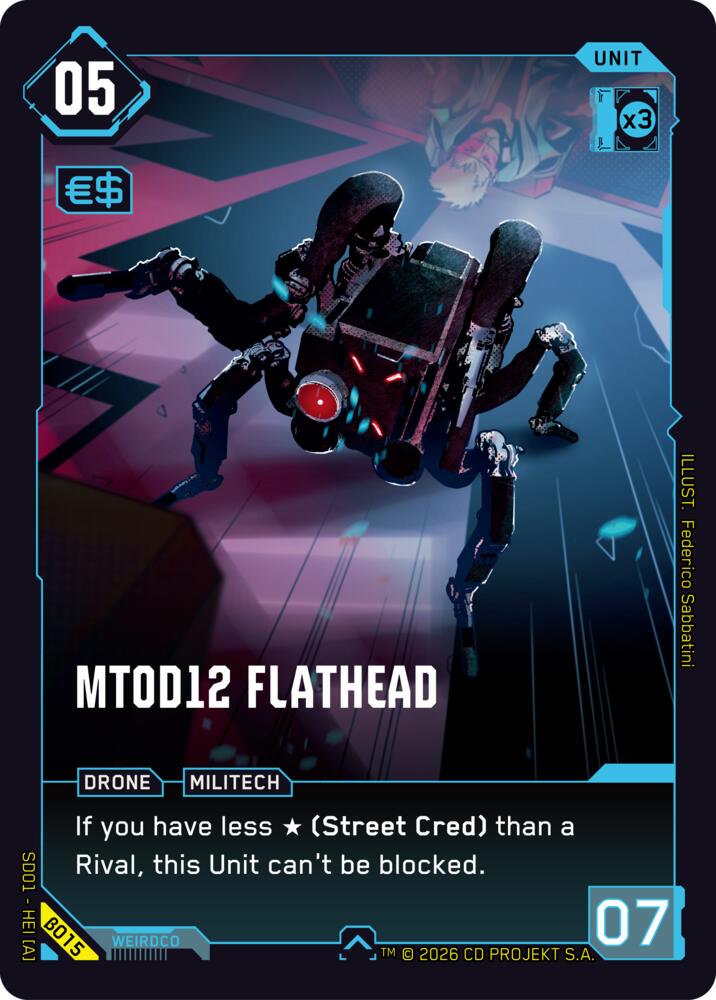 MT0D12 Flathead, The Heist - Beta Starter Deck B015