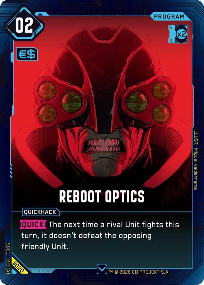 Reboot Optics, The Heist - Beta Starter Deck B020