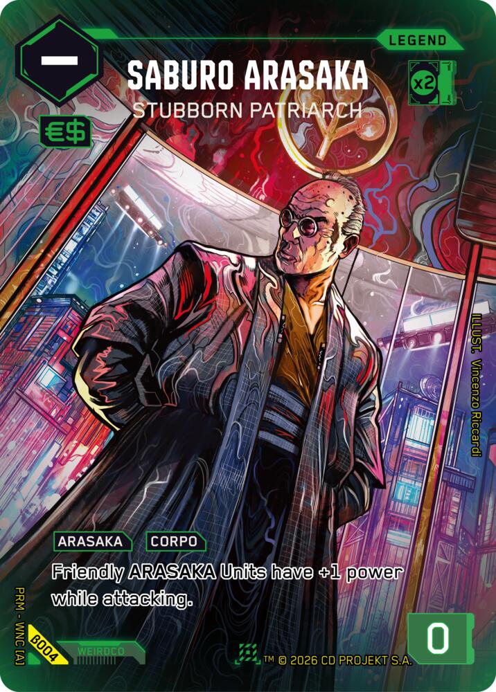 Saburo Arasaka - Stubborn Patriarch, Box Toppers - Beta B004
