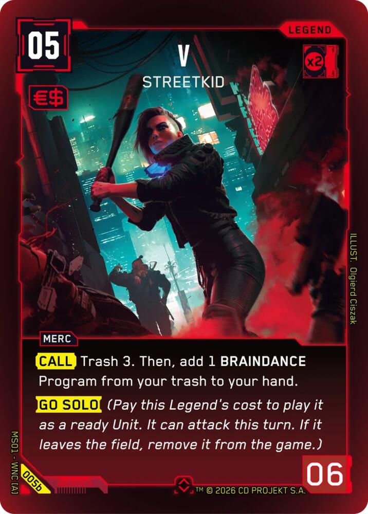 V - Streetkid (b), Welcome to Night City - Retail 005