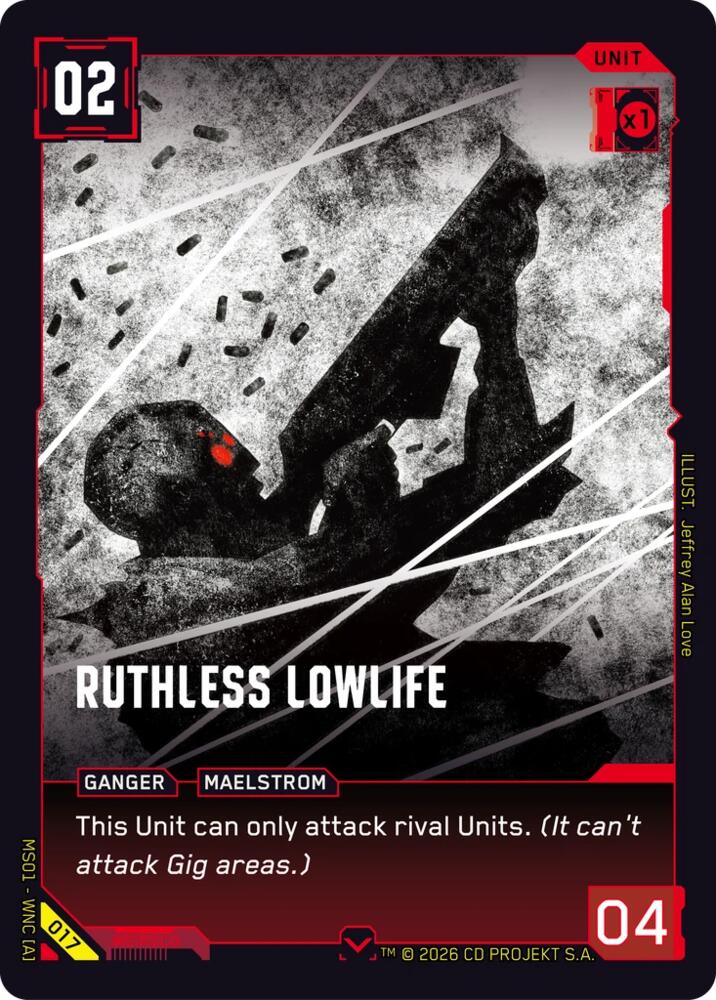 Ruthless Lowlife, Welcome to Night City - Retail 017