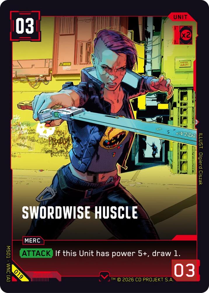 Swordwise Huscle, Welcome to Night City - Retail 019