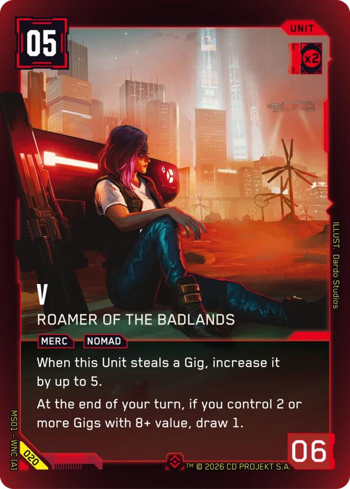 V - Roamer of the Badlands, Welcome to Night City - Retail 020