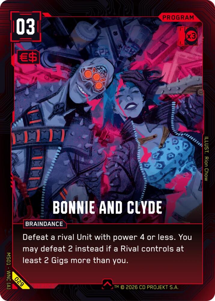 Bonnie and Clyde, Welcome to Night City - Retail 029