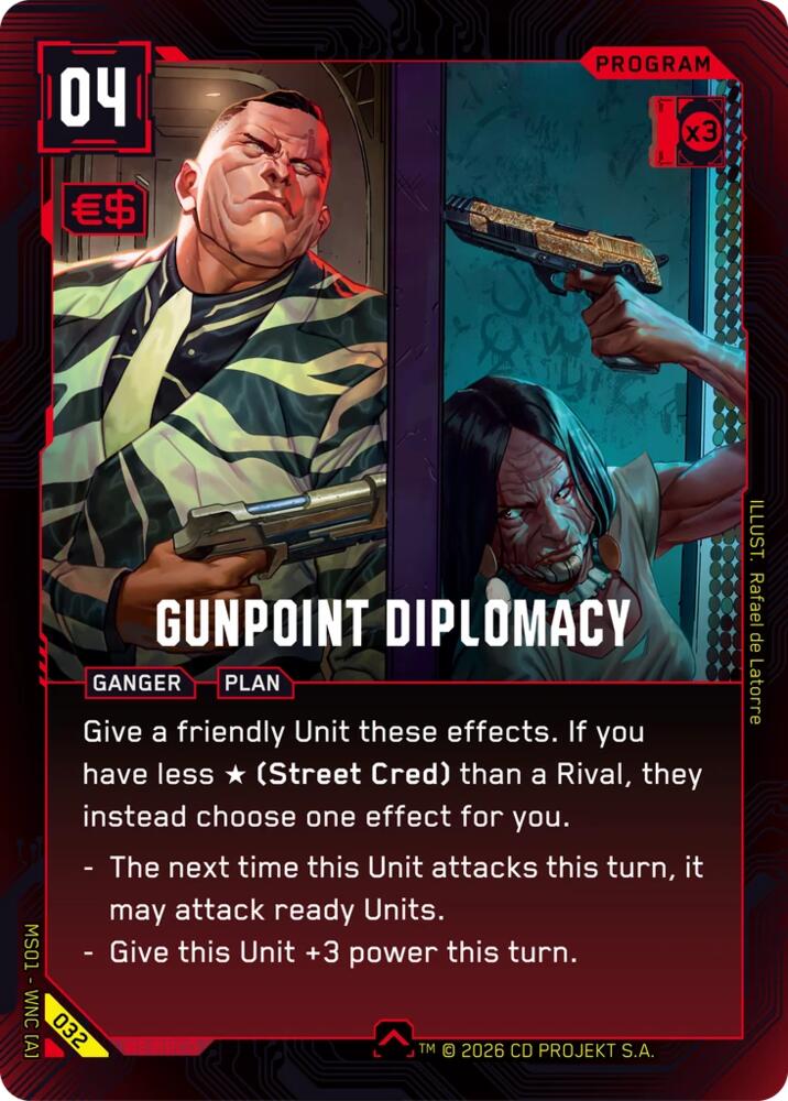 Gunpoint Diplomacy, Welcome to Night City - Retail 032