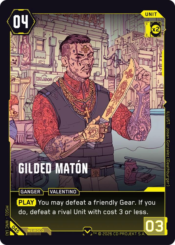 Gilded Maton, Welcome to Night City - Retail 045