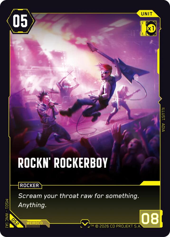 Rockn' Rockerboy, Welcome to Night City - Retail 052