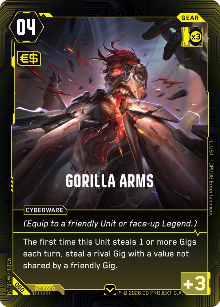 Gorilla Arms, Welcome to Night City - Retail 060