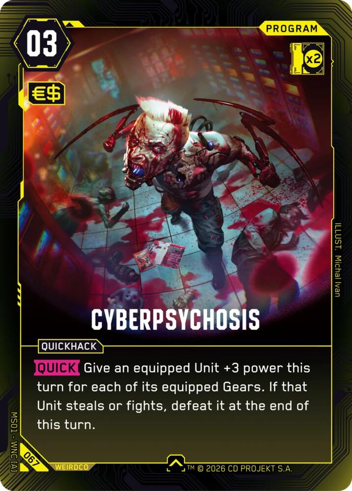 Cyberpsychosis, Welcome to Night City - Retail 067