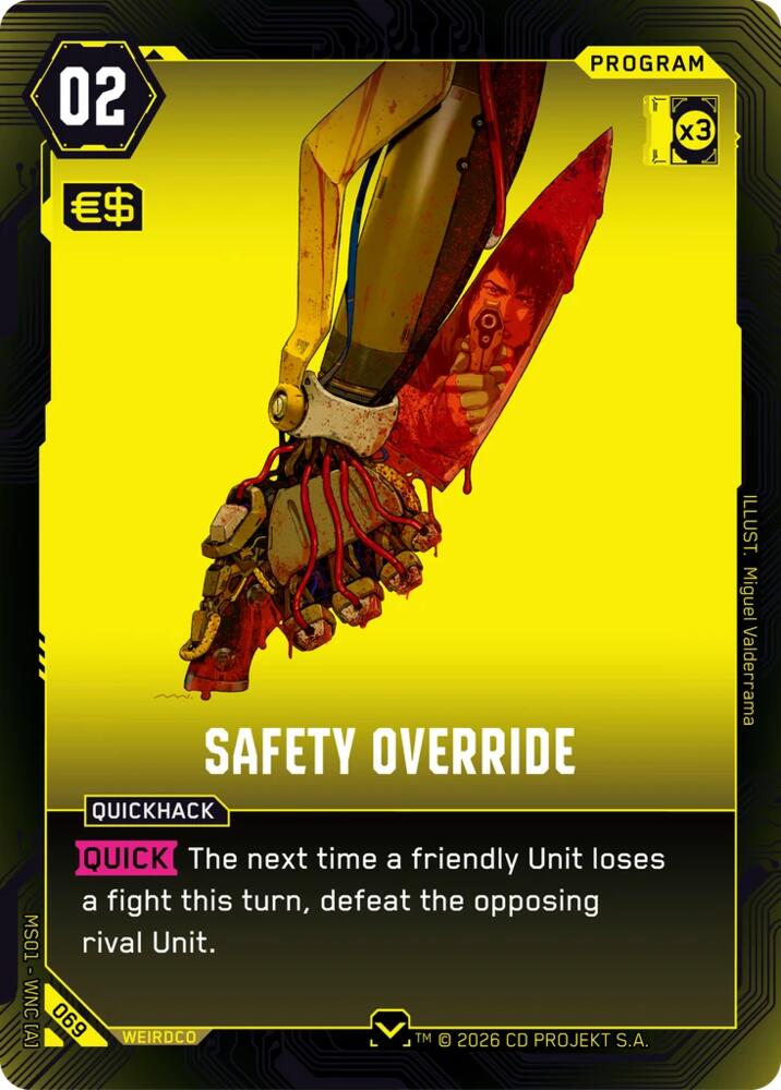 Safety Override, Welcome to Night City - Retail 069