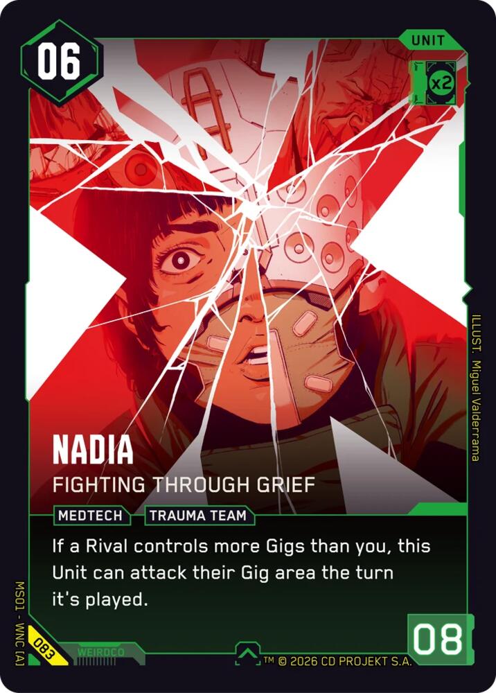 Nadia - Fighting Through Grief, Welcome to Night City - Retail 083