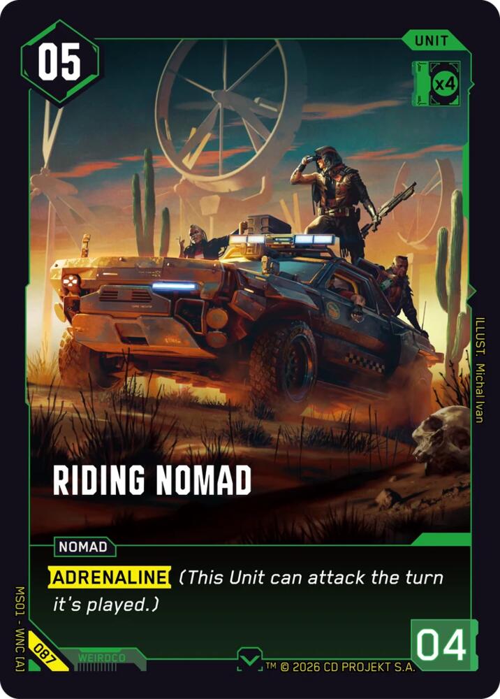 Riding Nomad, Welcome to Night City - Retail 087