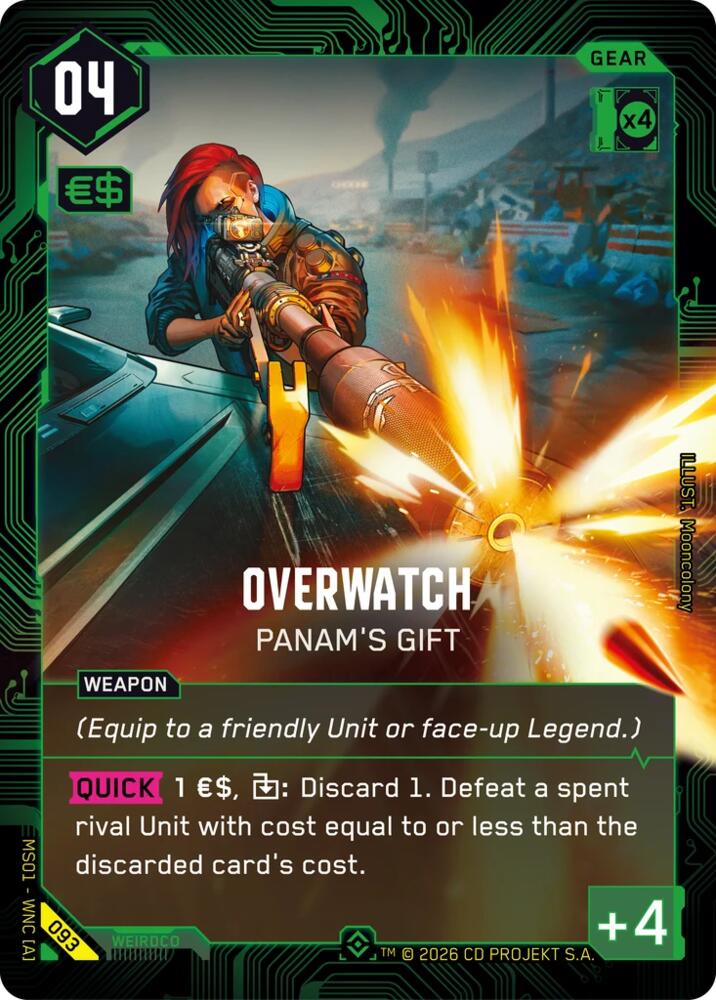 Overwatch - Panam's Gift (Epic), Welcome to Night City - Retail 093