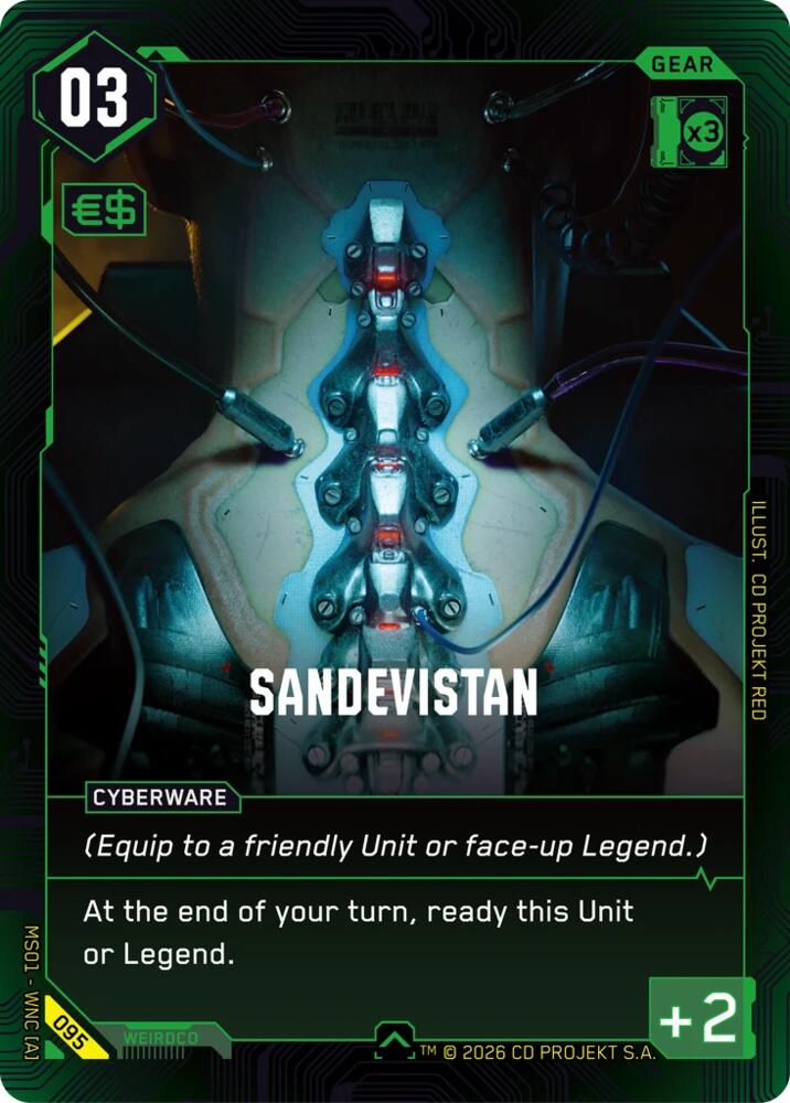 Sandevistan, Welcome to Night City - Retail 095