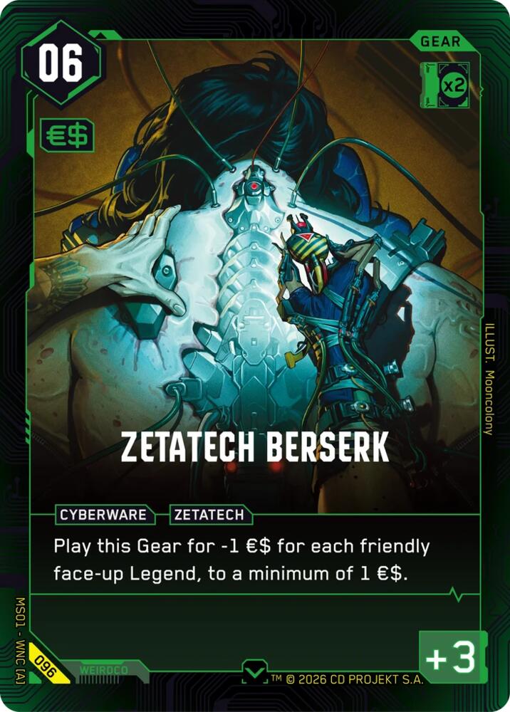 Zetatech Berserk, Welcome to Night City - Retail 096