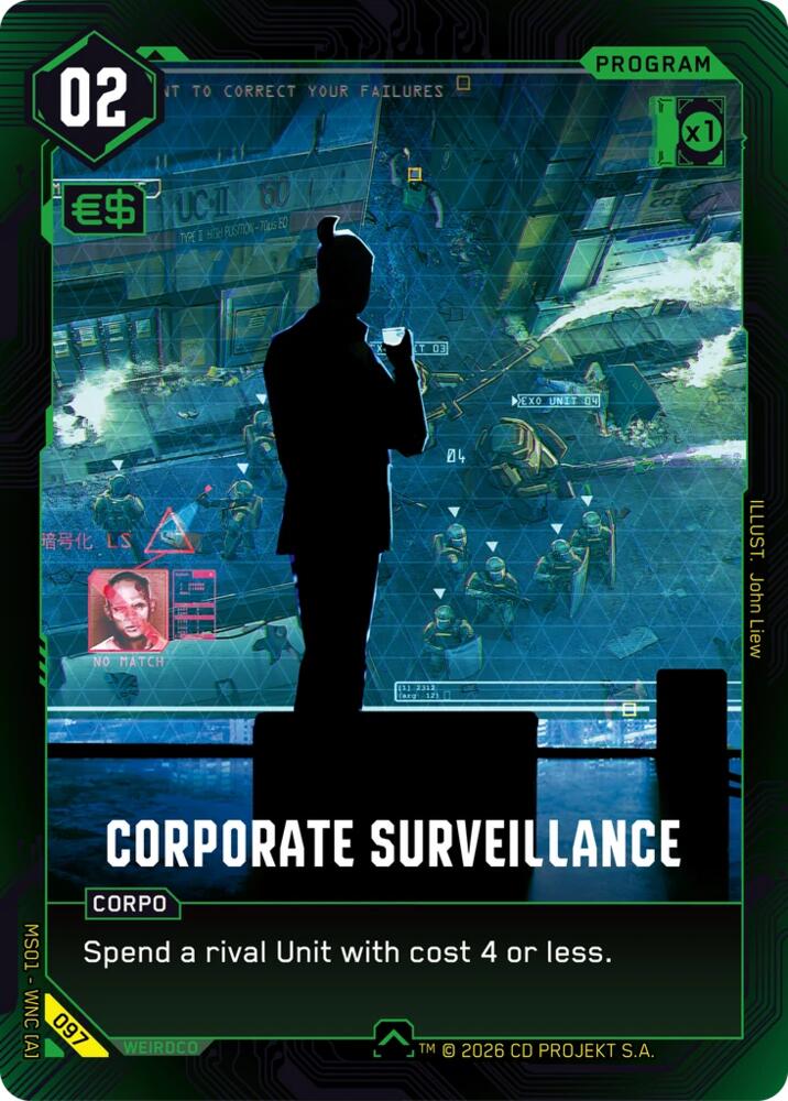Corporate Surveillance, Welcome to Night City - Retail 097