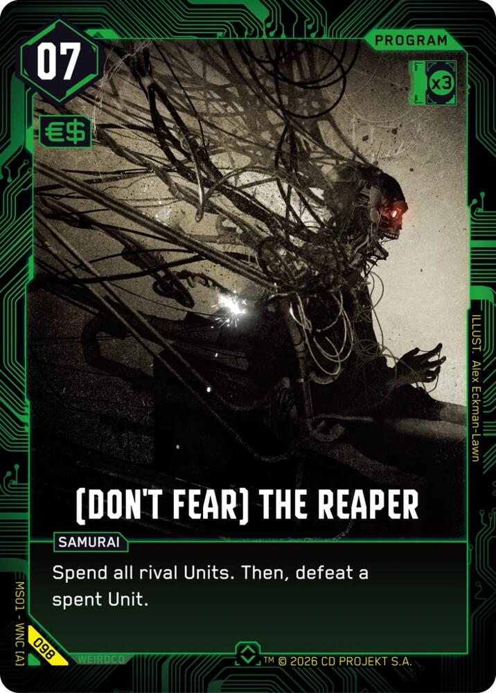(Don't Fear) The Reaper, Welcome to Night City - Retail 098