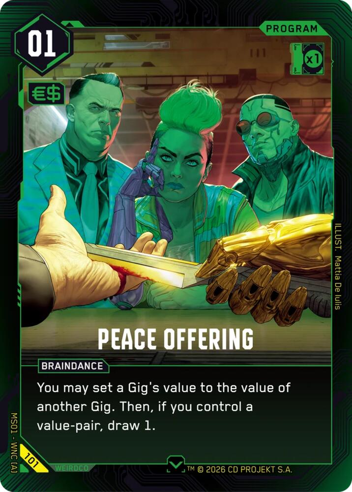 Peace Offering, Welcome to Night City - Retail 101