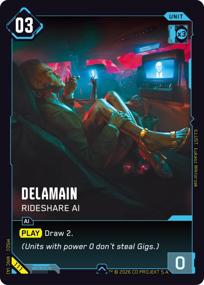 Delamain - Rideshare AI, Welcome to Night City - Retail 111