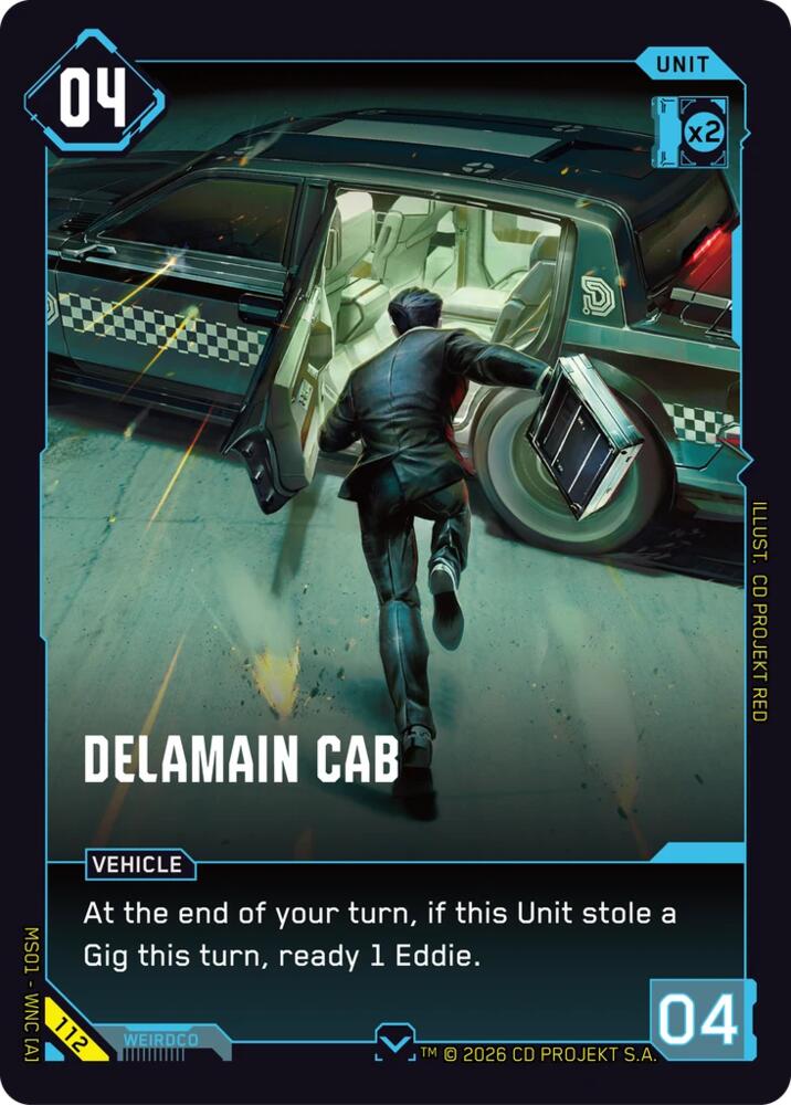 Delamain Cab, Welcome to Night City - Retail 112