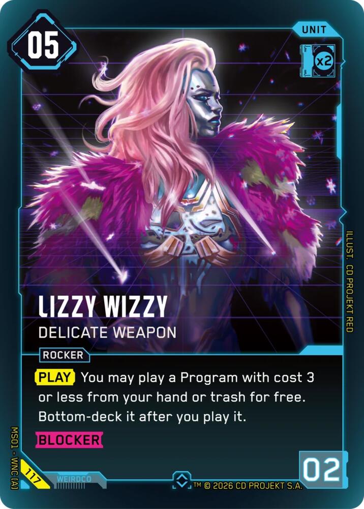 Lizzy Wizzy - Delicate Weapon, Welcome to Night City - Retail 117