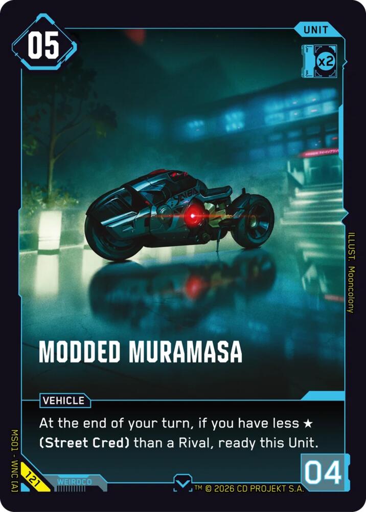 Modded Muramasa, Welcome to Night City - Retail 121