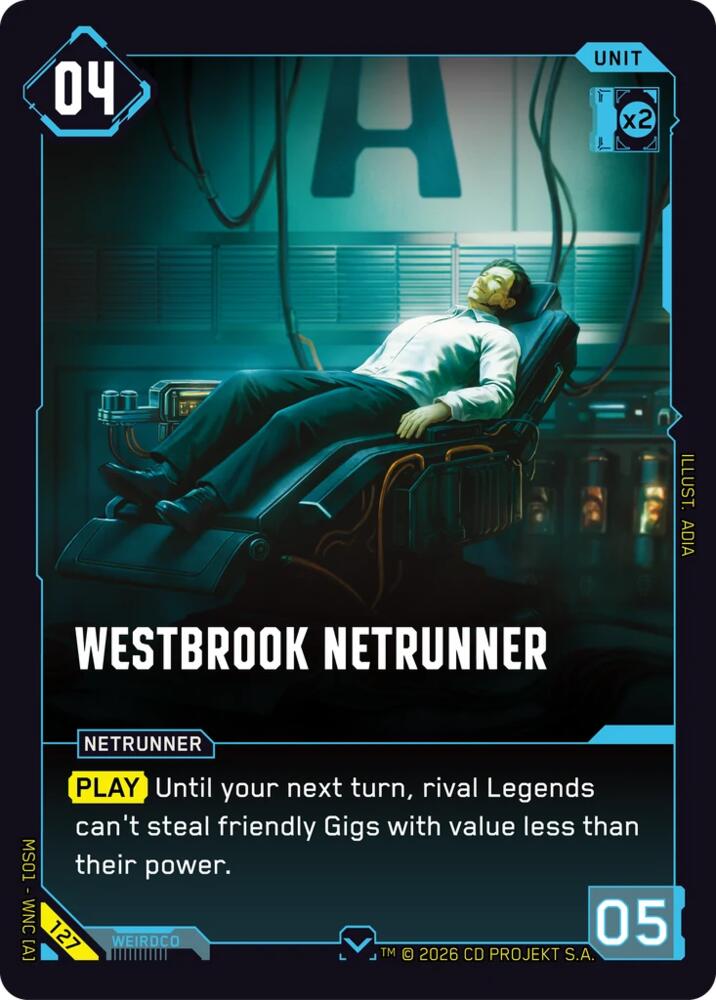 Westbrook Netrunner, Welcome to Night City - Retail 127