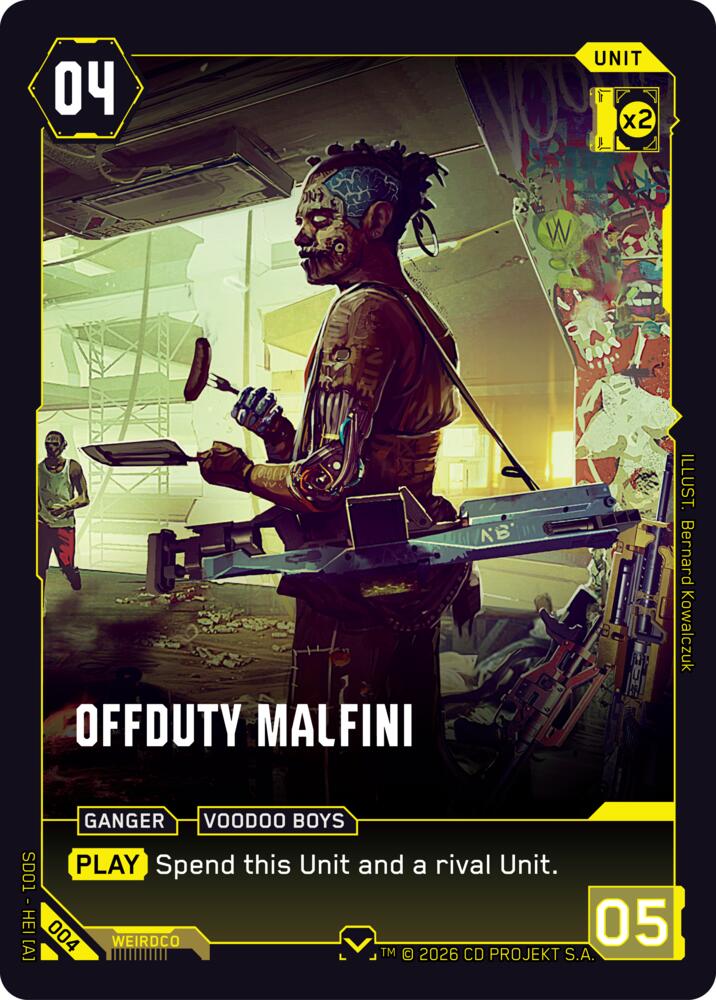Offduty Malfini, The Heist - Retail Starter Deck 004