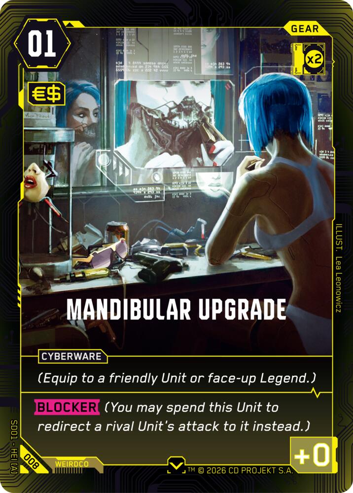 Mandibular Upgrade, The Heist - Retail Starter Deck 008