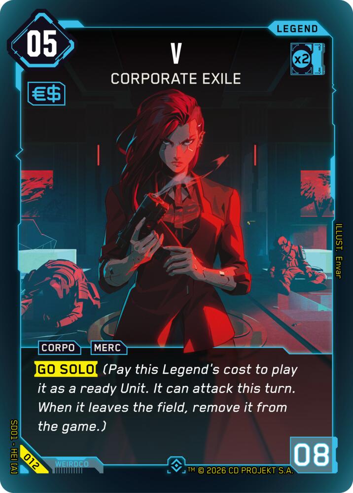V - Corporate Exile, The Heist - Retail Starter Deck 012