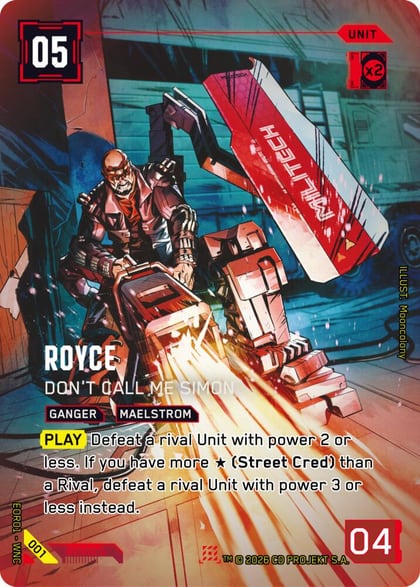 Royce - Don't Call Me Simon, Edgerunner Open Season 1 001