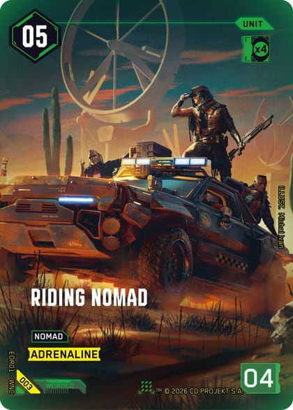 Riding Nomad, Edgerunner Open Season 1 003
