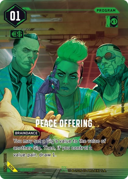 Peace Offering, Edgerunner Open Season 1 006