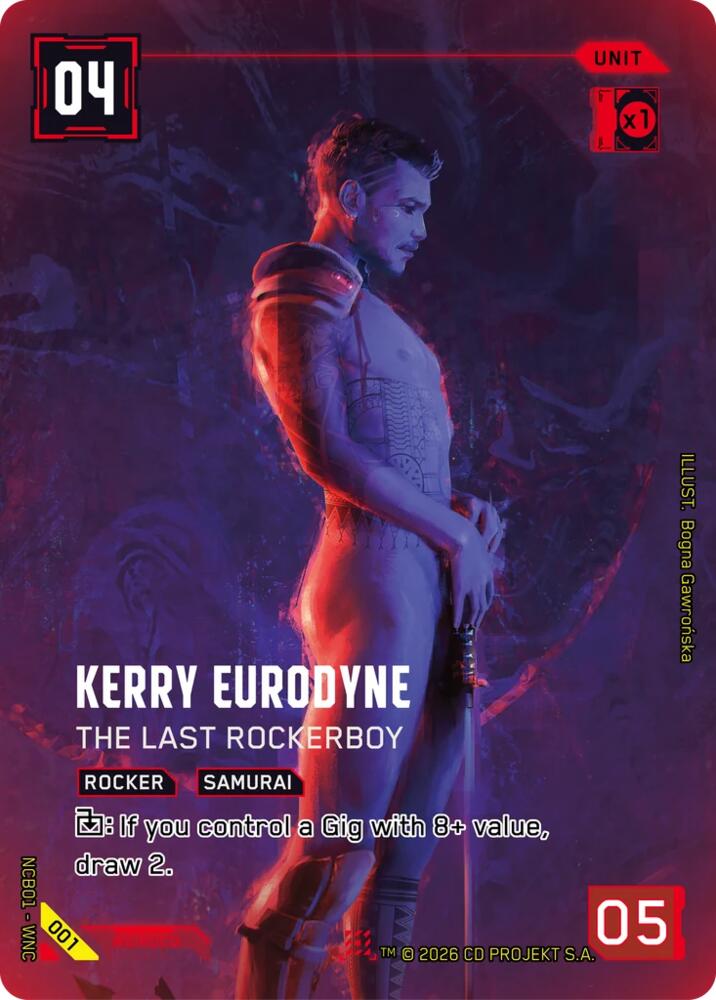 Kerry Eurodyne - The Last Rockerboy, Night City Brawl Season 1 001