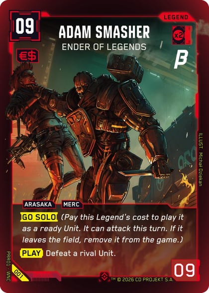 Adam Smasher - Ender of Legends, Pre-Release Beta 001