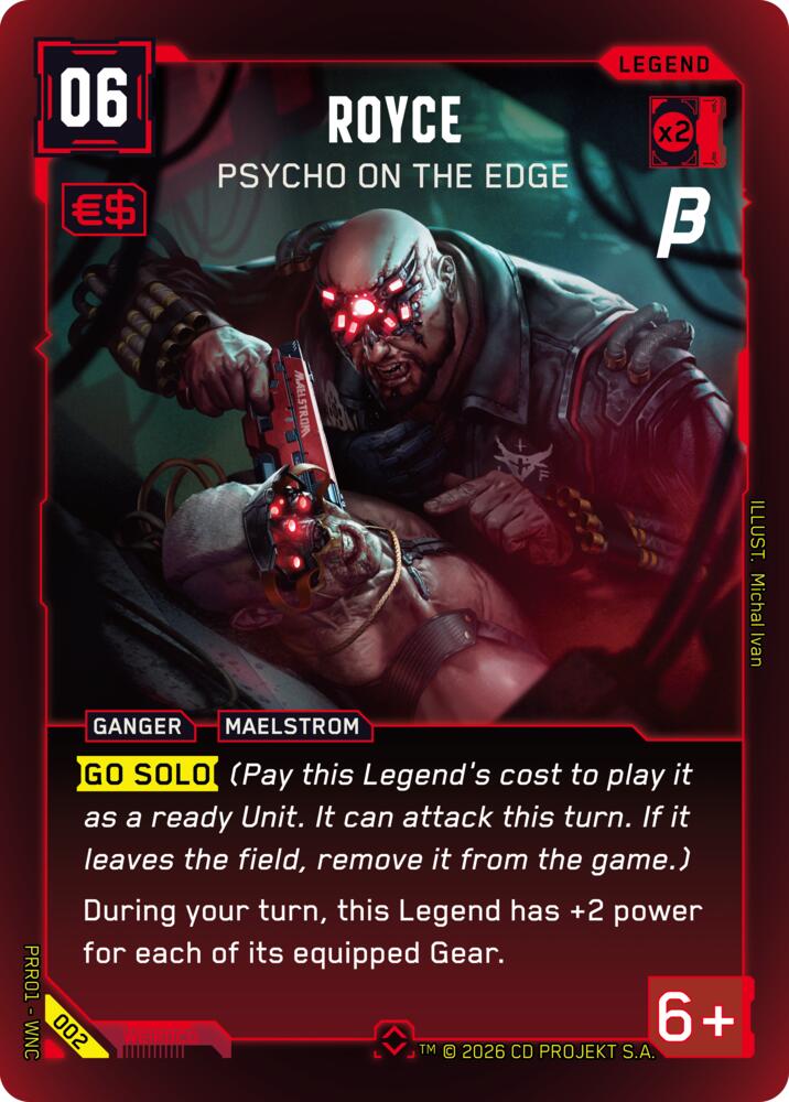 Royce - Psycho on the Edge, Pre-Release Beta 002