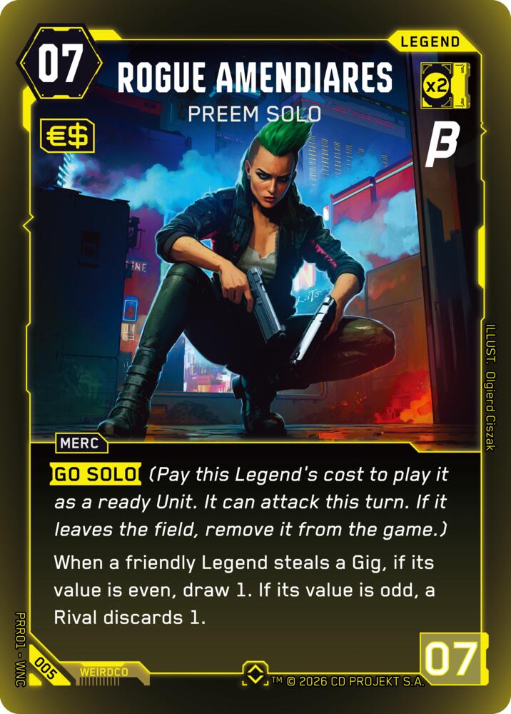 Rogue Amendiares - Preem Solo, Pre-Release Beta 005