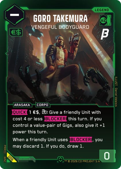 Goro Takemura - Vengeful Bodyguard, Pre-Release Beta 006