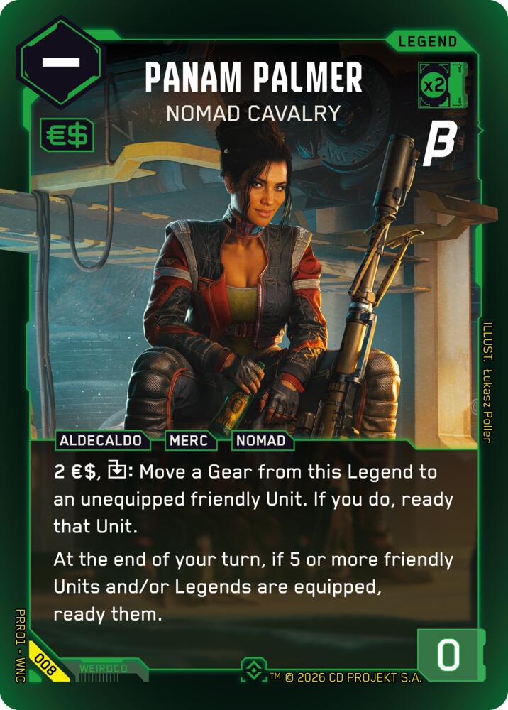 Panam Palmer - Nomad Cavalry, Pre-Release Beta 008