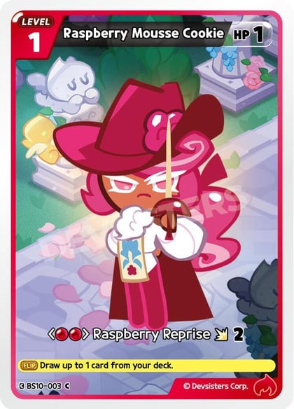 Raspberry Mousse Cookie (003), The Dark Enchantress War BS10-003