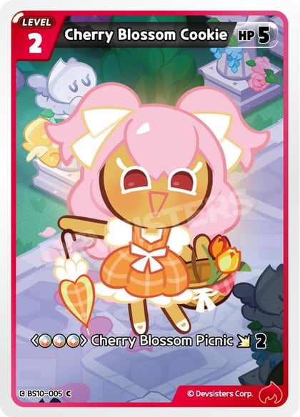 Cherry Blossom Cookie, The Dark Enchantress War BS10-005