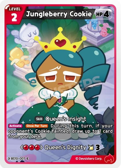 Jungleberry Cookie, The Dark Enchantress War BS10-007