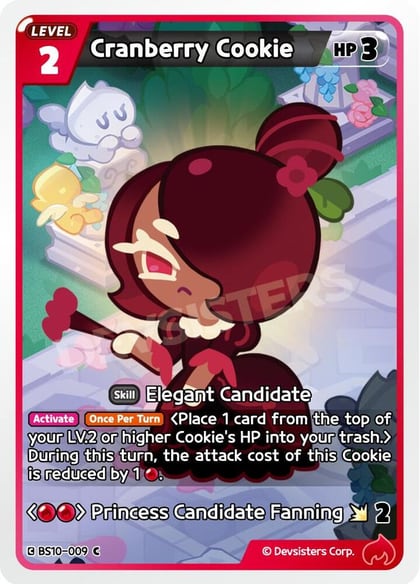 Cranberry Cookie, The Dark Enchantress War BS10-009