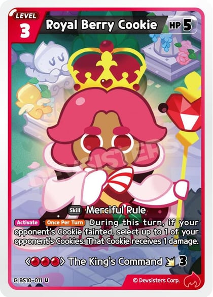 Royal Berry Cookie, The Dark Enchantress War BS10-011