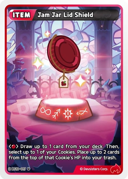 Jam Jar Lid Shield, The Dark Enchantress War BS10-017